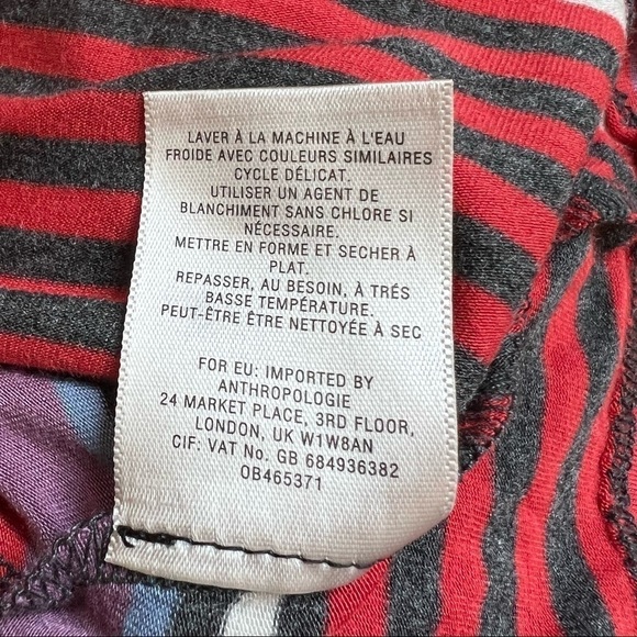 Anthropologie | Maeve Turtleneck Stripe Swing Dress Size Small - Picture 6 of 9